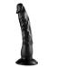 Realistic black Suction Dildo without balls