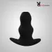 Large Soft Silicone Hollow Enema Butt Plug Prostate Massager