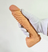 8.9 Inch Long Realistic Dotted Penis Sleeve With Balls