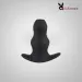 Small Soft Silicone Hollow Enema Butt Plug Prostate Massager