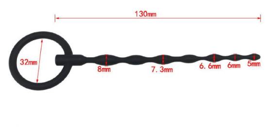 Silicone urethral catheter, penis plug